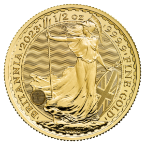 1/2 oz  Elizabeth II Britannia 2023 zlatá mince