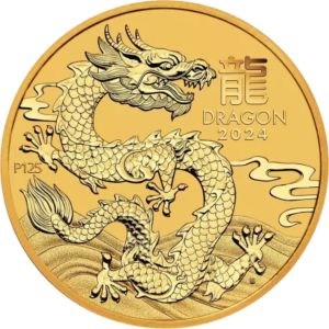 1/2 oz Dragon | 2024 | Lunární série III | The Perth Mint | zlatá investiční mince 999.9
