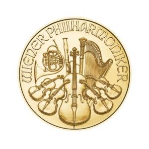 1/2 oz Wiener Philharmoniker 2022  Münze Österreich zlatá mince