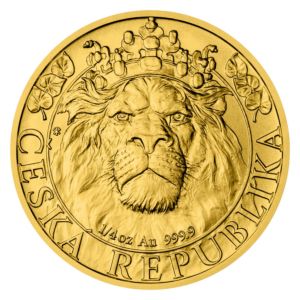 10 Dollars 1/4 oz Český lev 2022 Stand Česká Mincovna zlatá mince