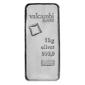 1000 g Valcambi |odlévaný | stříbrný investiční slitek 999 