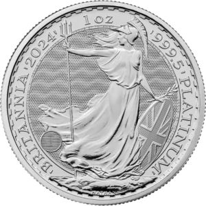 1 oz Britannia | 2024 | Charles III. | The Royal Mint | platinová investiční mince 999.5