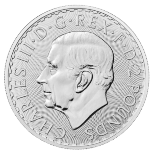 1 oz Britannia Charles III 2023  Royal Mint stříbrná mince