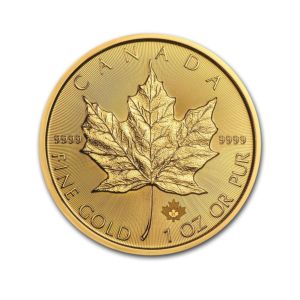 1 Oz Maple Leaf 2021 Royal Canadian Mint zlatá mince
