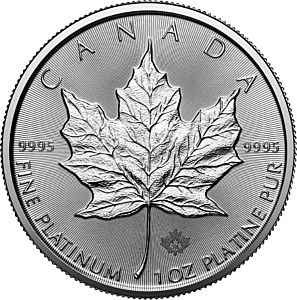 1 oz Maple Leaf | 2024 | Charles III. | platinová investiční mince 999.5