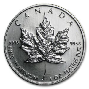 1 oz Maple Leaf | 2009 | platinová investiční mince 999.5