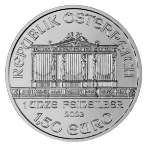 1 oz Wiener Philharmoniker 2023 Münze Österreich stříbrná mince