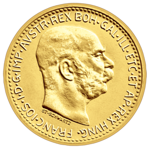 10 koruna František Josef I. 1912 (novoražba) Münze Österreich zlatá mince