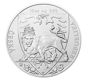 10 oz Český Lev | 2020 | Česká Mincovna | Stand | stříbrná investiční mince 999