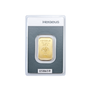 Zlatý investiční slitek 10 g Heraeus  | 999.9