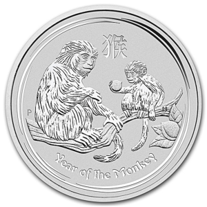 1000 g Lunar Year of The Monkey | 2016 | The Perth Mint | stříbrná investiční mince 999
