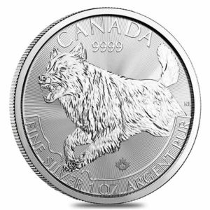 1 oz Wolf | Vlk | 2018 | Royal Canadian Mint | stříbrná investiční mince 999.9