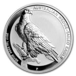 1 OZ Australian Wedge-Tailed Eagle ( Orel Klínoocasý ) 2017 Perth Mint stříbrná mince 