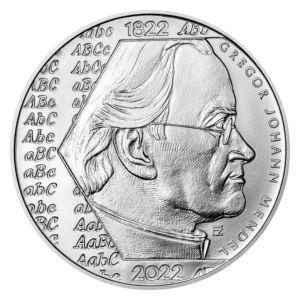200 Kč Gregor Mendel 2022 stříbrná mince
