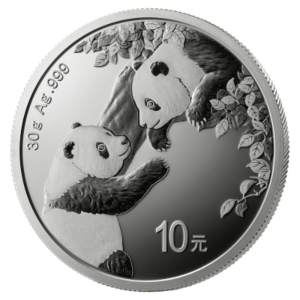 30 g  Čínská panda 2023 China Mint stříbrná mince