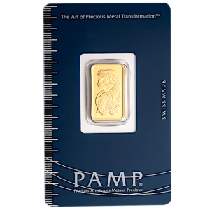5 g Pamp | Fortuna | průhledný |  zlatý investiční slitek 999.9