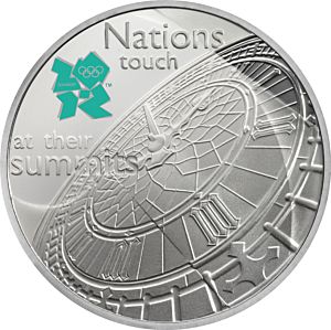 Big Ben 2009 - 5 Pounds - Elizabeth II Royal Mint stříbrná mince