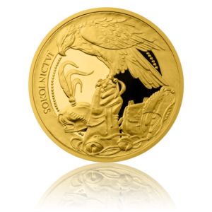 Zlatá mince České tradice UNESCO - Sokolnictví proof