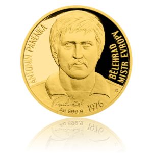1/4 oz Antonín Panenka 2016 | Česká mincovna | proof | zlatá investiční mince 999.9