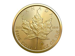 1 Oz Maple Leaf 2022 Royal Canadian Mint zlatá mince