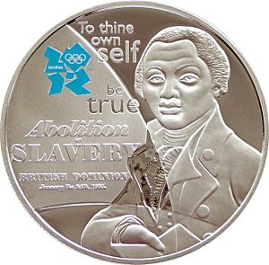 Abolition of Slavery 2010 - 5 Pounds - Elizabeth II Royal Mint stříbrná mince