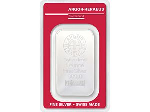 31,1 g Argor-Heraeus | stříbrný investiční slitek 999