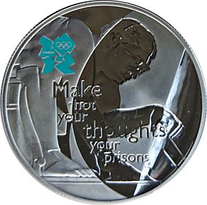  Isaac Newton 2009 - 5 Pounds - Elizabeth II Royal Mint stříbrná mince