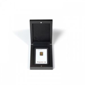 Etue ( krabička )VOLTERRA, na 1 slitek zlata v blistrovém balení, černá- Leuchtturm