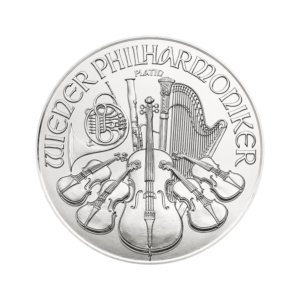 Platinová mince WIENER PHILHARMONIKER 1 trojská unce platiny (Rakousko 2016-22) Münze Österreich