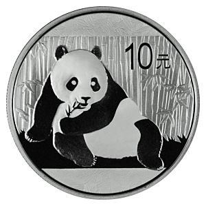 1 oz Čínská panda 2015 stříbrná mince