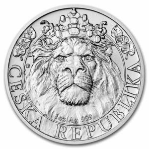 1 oz Český lev | 2022 | Česká Mincovna | Stand | stříbrná investiční mince 999
