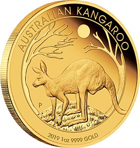 1 oz Kangaroo | 2019 | The Perth Mint | zlatá investiční mince 999.9