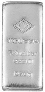 250 g ÖGUSSA stříbrný slitek - odlévaný