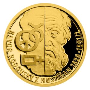 1/10 oz Bavor Rodovský z Hustířan | Alchymisté | Česká mincovna | proof | zlatá investiční mince 999.9