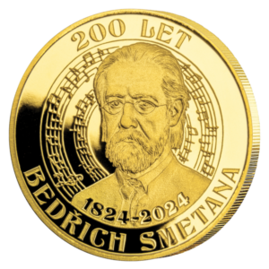1/10 oz Bedřich Smetana | Bohemia mincovna | proof | zlatá investiční medaile 999.9