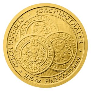 1/25 oz Tolar | 2022 | Česká mincovna | Stand | zlatá investiční mince 999.9