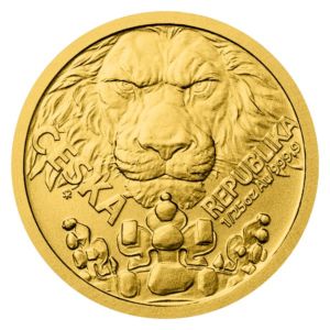 5 Dollars 1/25 oz Český lev 2023 Stand Česká Mincovna zlatá mince