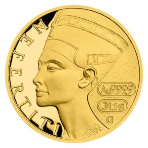 1 oz Nefertiti | osudové ženy | česká mincovna | Proof| zlatá investiční mince 999.9