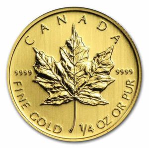 1/4 oz Maple Leaf | 1986 | Royal Canadian Mint | zlatá investiční mince 999.9