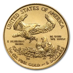 1/10 oz American Eagle 2017 | U.S. Mint | zlatá investiční mince 916.7