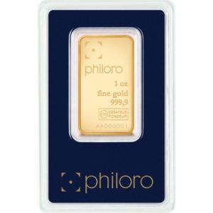 31,1 g (1 oz) Philoro | zlatý investiční slitek 999.9 