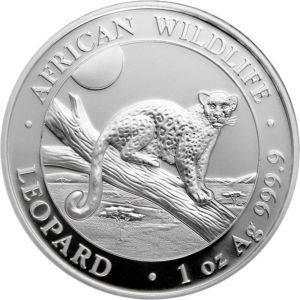 1 oz Somálský leopard 2021 stříbrná mince