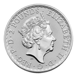 1 oz Britannia Elizabeth II 2023 Royal Mint stříbrná mince