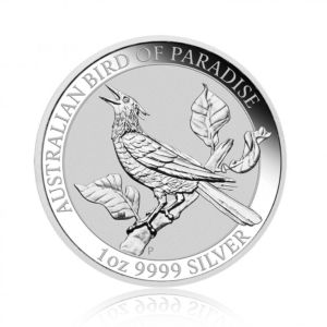 1 oz Australian Bird of Paradise | Manucodia  | 2019 | The Perth Mint | stříbrná investiční mince 999.9