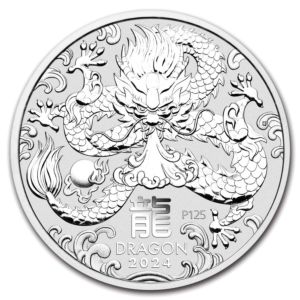 1 oz Year of The Dragon| Rok draka | 2024 | The Perth Mint | stříbrná investiční mince 999.9