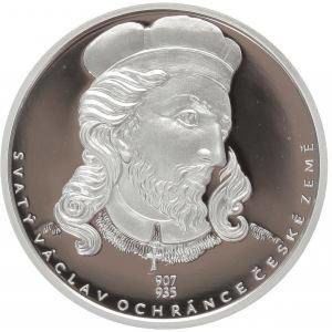 29 g - Svatý Václav  | Národní Pokladnice | Česká republika | PROOF | stříbrná medaile
