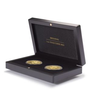 Prezentační pouzdro VOLTERRA | pro 2 zlaté mince| Britannia |pro ročník 2023 | Leuchtturm