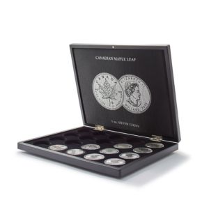 Prezentační pouzdro VOLTERRA | pro 20 stříbrných mincí | Maple Leaf | Leuchtturm