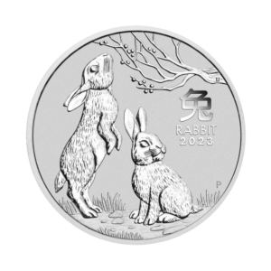 2 oz Rabbit | 2023 | Lunární série III | The Perth Mint | stříbrná investiční mince 999.9
